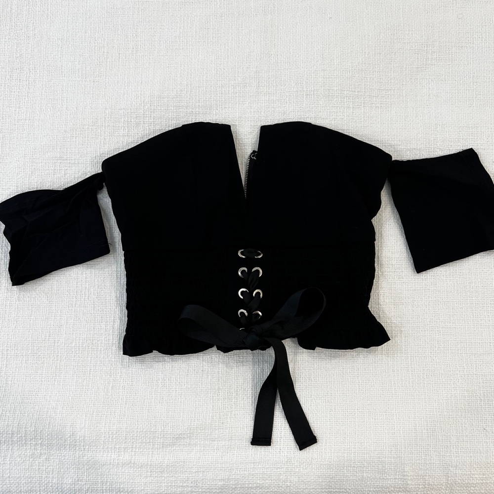 Black Crop Top